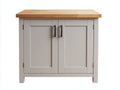 Aparador con 2 puertas 90 x 42 x 88 cm - Blanco y madera natural - Diseño moderno para comedor y salón